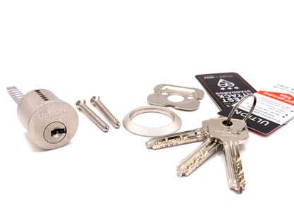 Ultion 3 Star Rim Cylinder – Nickel Finish