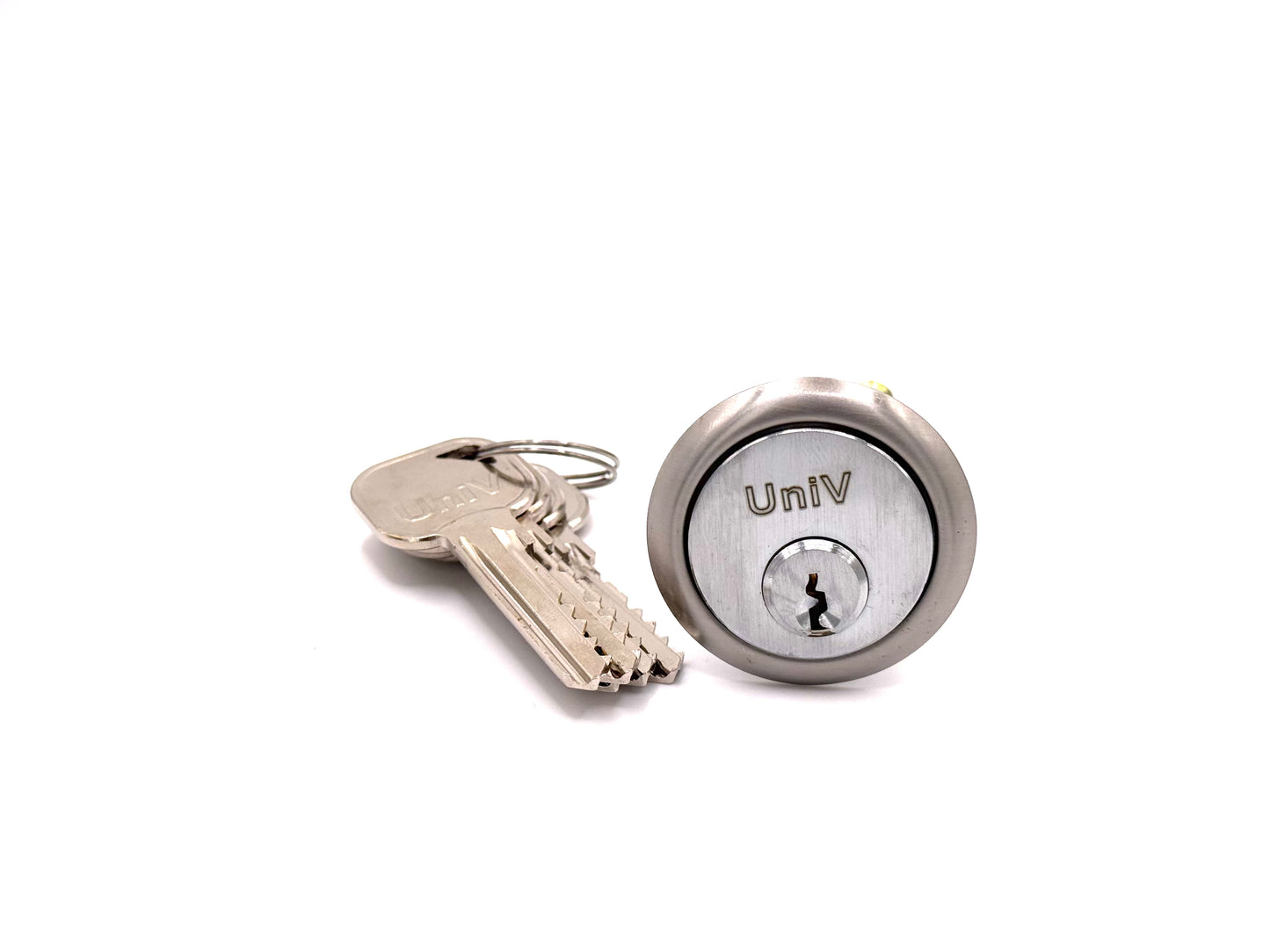Uni-V Rim Cylinder SILVER (6 PIN)