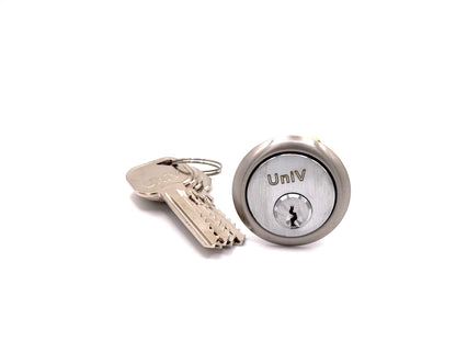 Uni-V Rim Cylinder SILVER (6 PIN)