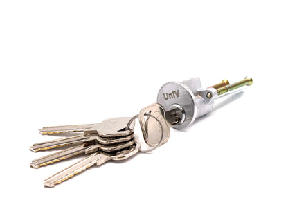 Uni-V Rim Cylinder SILVER (6 PIN)