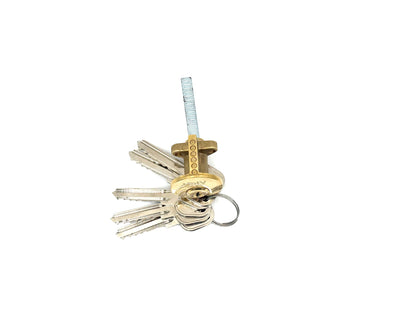 Uni-V Rim Cylinder Brass (6 PIN)