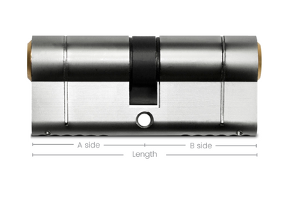 ASEC Vital 6 Pin Double Euro Dual Finish Snap Resistant Cylinder