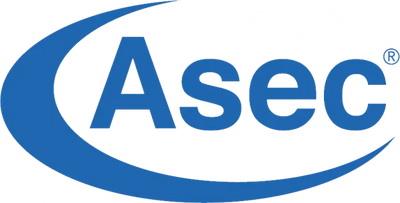Asec logo for locks, handles and hardware